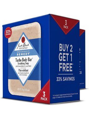 Revitalizing Turbo Body Bar Scrubbing Soap - Exfoliating, Moisturizing, 6 Oz